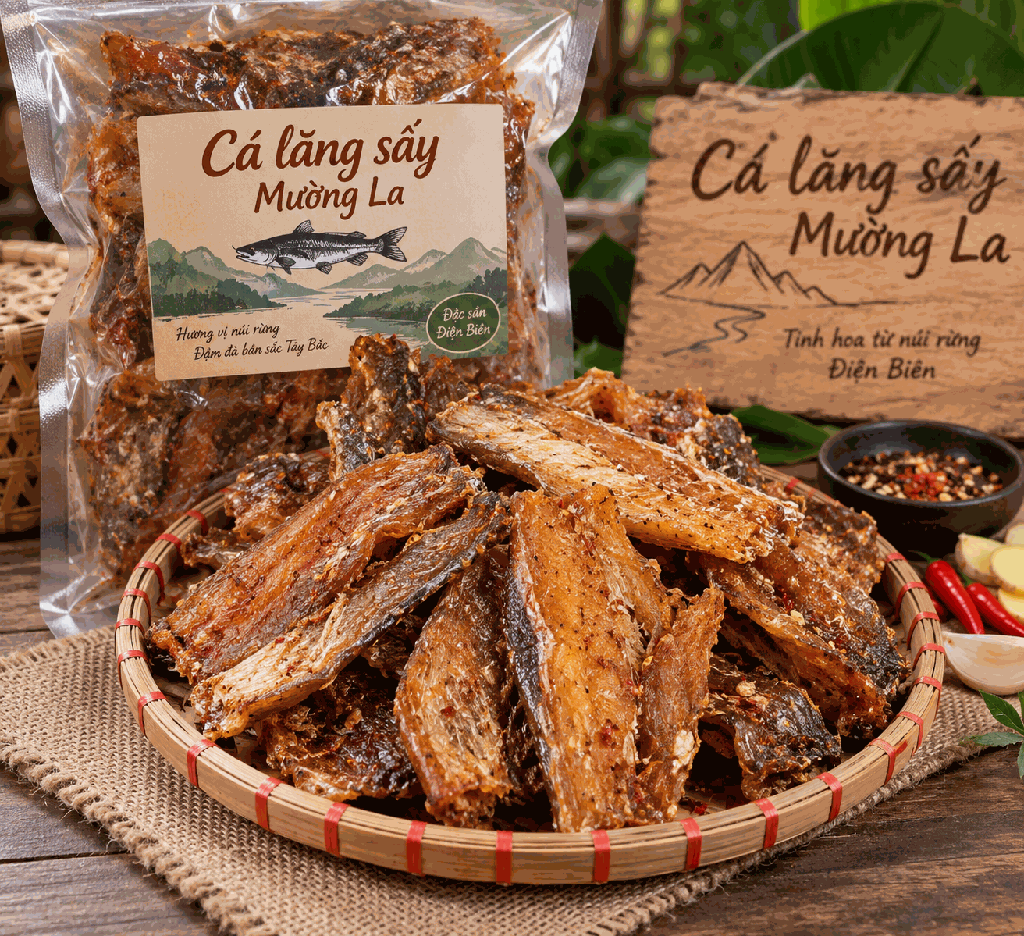 Cá Lăng Sấy Mường La